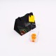 MINI FLOWERCUBE ROSA cm 4,5X4,5 + SHOPPER - GIALLO/YELLOW