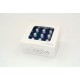 16 PRECIOUS ROSES d.2,5 cm - BLUE COLOR - MIN. 1 BOX