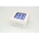 16 PRECIOUS ROSES d.2,5 cm - WINSTERIA BLUE COLOR  - MIN. 1 BOX