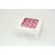 16 PRECIOUS ROSES d.2,5 cm - PINK COLOR - MIN. 1 BOX
