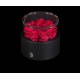 FLOWERCUBE PLATINUM CILINDRO 12 ROSE d. 200 X h 100 + PACKAGING - COLORE ROSSO