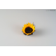 3 SUNFLOWERS d. 6 cm