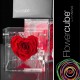 FLOWERCUBE HEART 8X8 + PACKAGING - ROSSO/RED CUORE