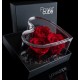 FLOWERCUBE PLATINUM HEART 3 ROSE 150 X h 80+ PACKAGING - COLORE ROSSO