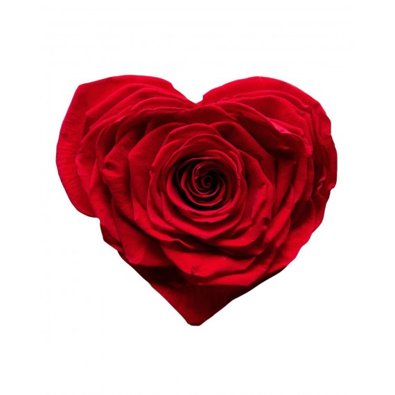 1 ROSE GRAN PRIX HEART d.10 cm - RED