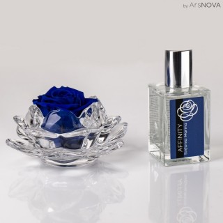 LA ROSA GLASS AFFINITY - Home & Flower Fragrance - Sinfonia Marina  30 ml - BLUE COLOR
