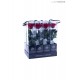 TRANSPARENT BOX d.6 h.30 - SCENTED ROSE WITH STEM - RED