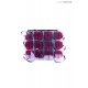 TRANSPARENT BOX d.6 h.30 - SCENTED ROSE WITH STEM - RED