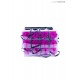 TRANSPARENT BOX d.6 h.30 - SCENTED ROSE WITH STEM - FUCSIA