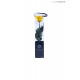 TRANSPARENT BOX d.6 h.30 - SCENTED ROSE WITH STEM - YELLOW