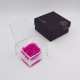 FLOWERCUBE 4  ROSE 10X10X6+ PACKAGING - FUCSIA/FUCHSIA