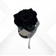 CHRISTMAS FLOWERBOX NERO 10 ROSA GLITTER ARGENTO PROFUMATE + PACKAGING - COLORE NERO