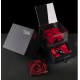 FLOWERCUBE PLATINUM ESSENCE DOOR 4 ROSE 150 X 150 X h170 + PACKAGING - COLORE ROSSO