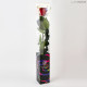TRANSPARENT BOX d.6 h.55 - SCENTED ROSE WITH STEM - RAINBOW